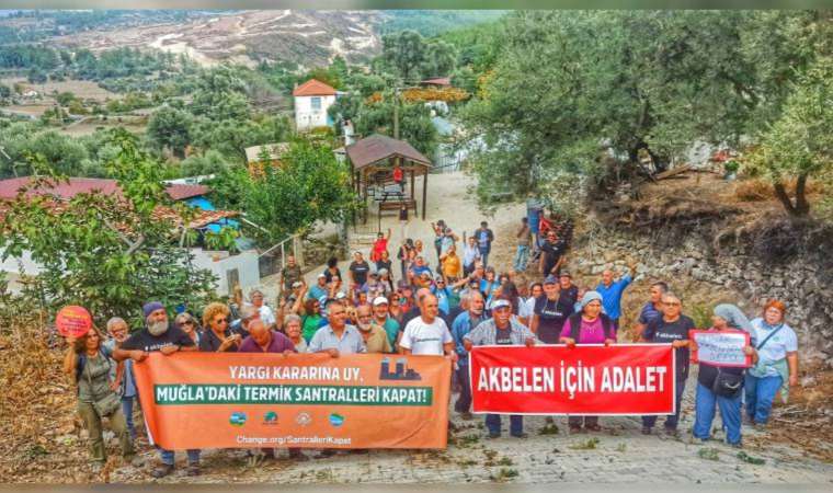 Muğla Adalet Kervanı'nın son durağı Akbelen oldu