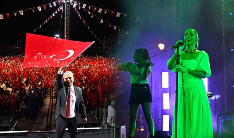 Antalya'da görkemli 100. yıl kutlaması: Sertab Erener konser verdi