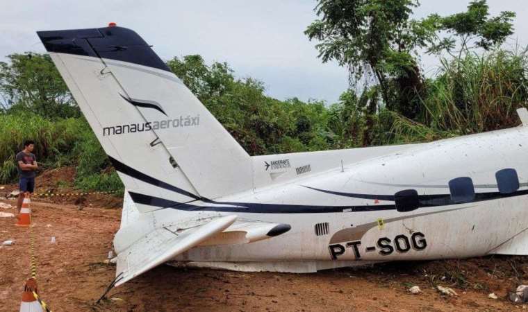 Brezilya'da küçük uçak düştü: Çok sayıda ölü var