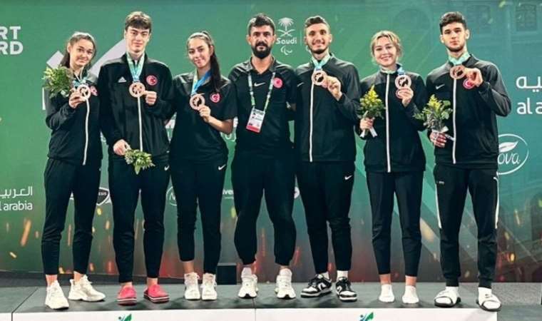 Tekvando Karışık Milli Takımı Suudi Arabistan'dan madalya ile döndü!