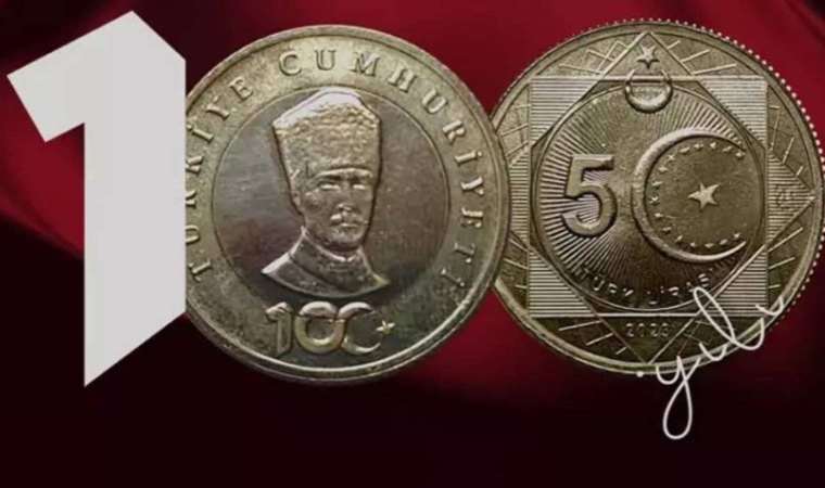 Resmi Gazete'de yayımlandı: 100. yıla özel madeni para basıldı