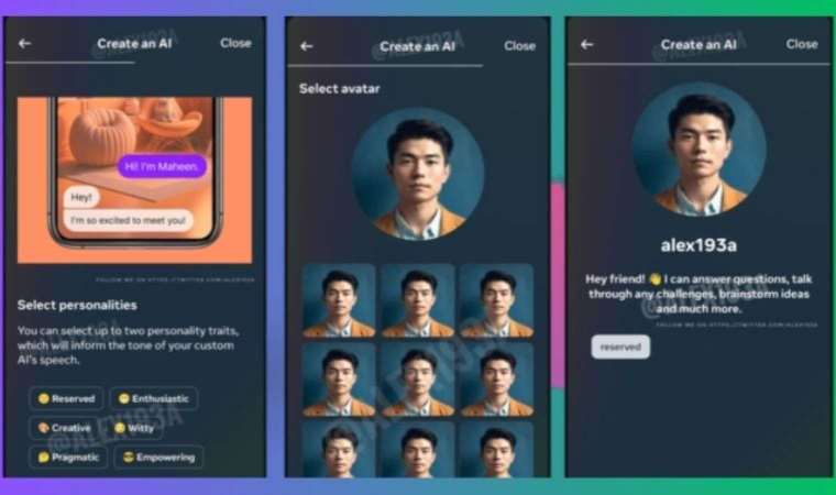 Instagram'da Sims'te karakter oluşturur gibi arkadaş oluşturma