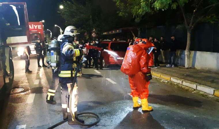 Kocaeli'nde kimyasal patlama: Ekipler özel kıyafetlerle müdahale etti