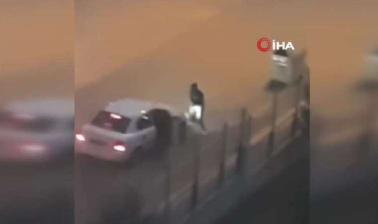 Ankara'da panik anları... Sokak ortasında silahlı çatışma anı kamerada!