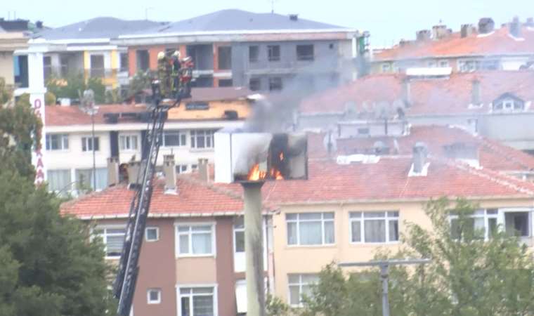 Bakırköy Sadi Konuk Eğitim ve Araştırma Hastanesi'nin bahçesinde yangın!
