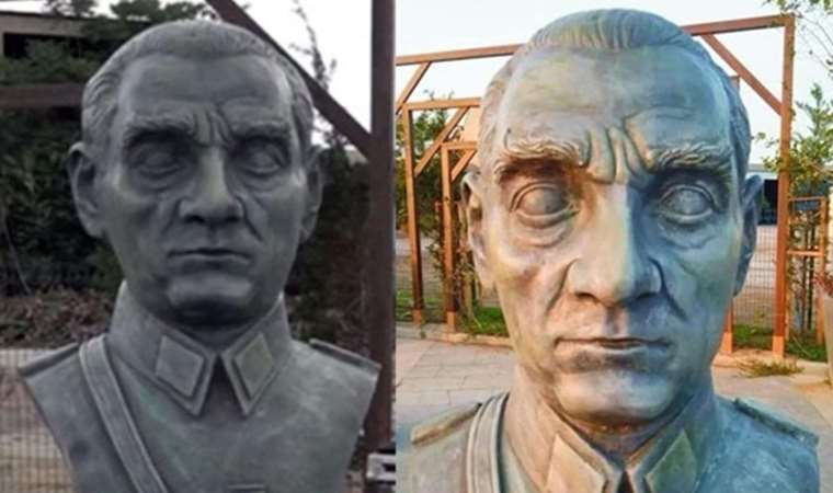 Çanakkale'de tepki çeken 'Atatürk' büstü kaldırıldı