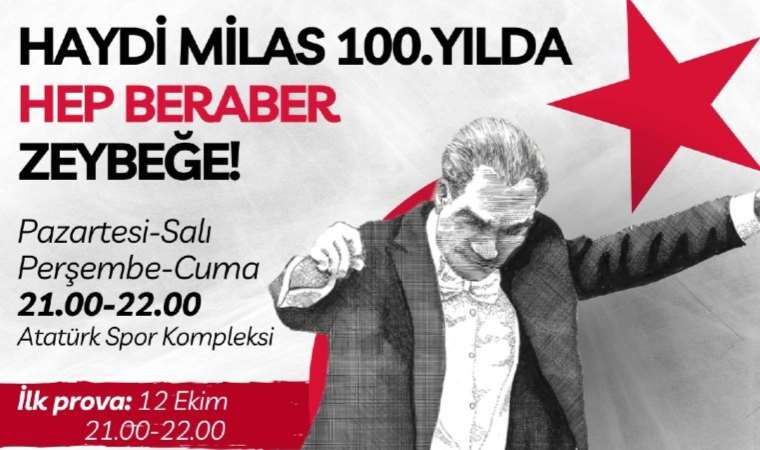 Cumhuriyetin 100. yılı özel “Harmandalı” gösterisi