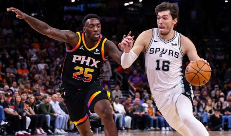 NBA'de Cedi Osman'ın ekibi San Antonio Spurs, son anda galibiyete ulaştı!