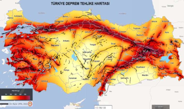 TUBİTAK Türkiye'nin deprem haritasını güncelleyecek