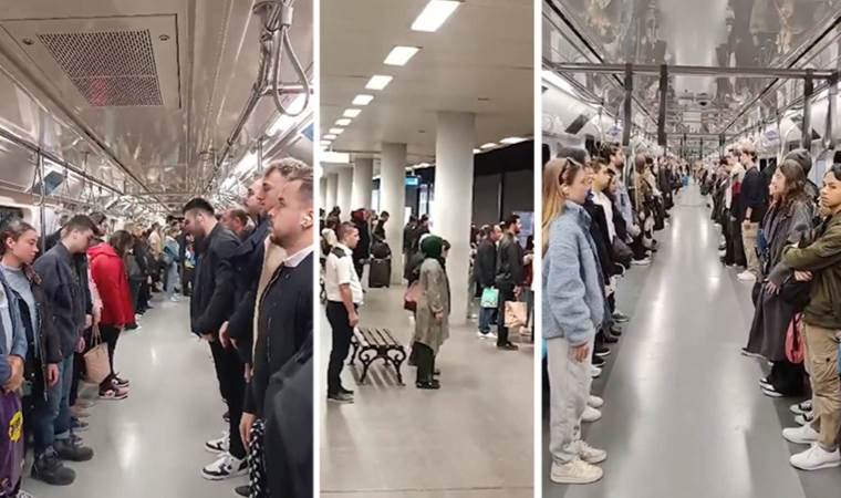 İmamoğlu paylaştı: İstanbul metrolarında saat 9'u 5 geçe hayat durdu