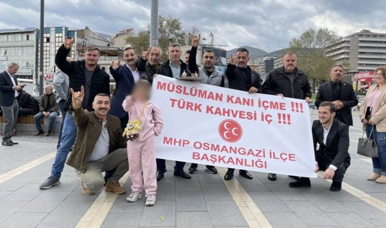 MHP’den Starbucks eylemi: ‘Müslüman kanı içmeyin, Türk kahvesi için’