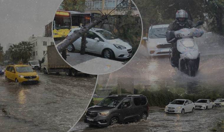 Türkiye'yi sağanak vurdu: Yollar göle döndü, ev ve işyerlerini su bastı