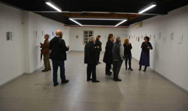 Turgay Karadağ’ın karikatür sergisi açıldı