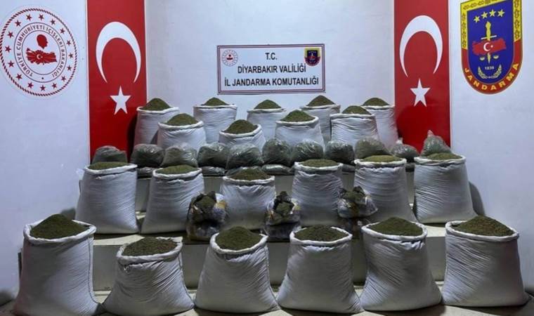 Diyarbakır’da 1 ton esrar ele geçirildi!