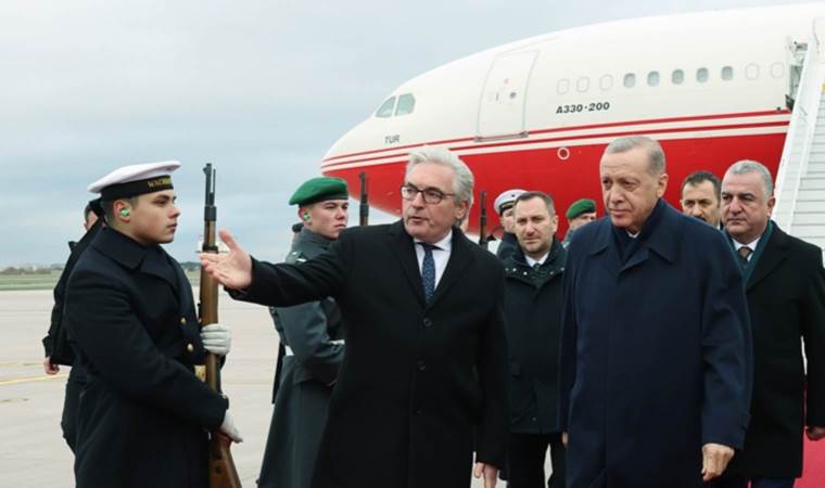 Erdoğan, Almanya'ya geldi