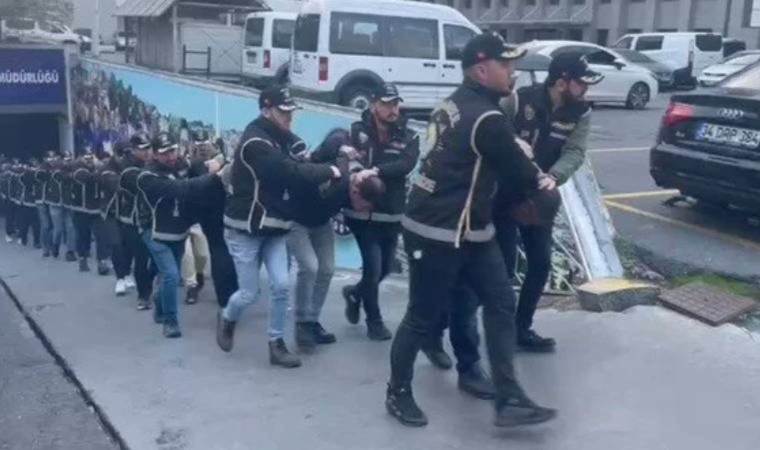 Sarallar suç örgütü üyesi 14 kişi tutuklandı