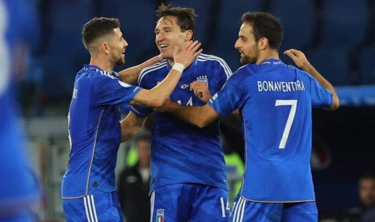 İtalya, Kuzey Makedonya'yı 5 golle geçti