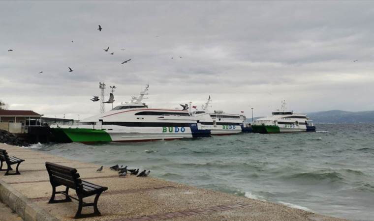 BUDO duyurdu... Deniz otobüsü seferlerine 'fırtına' engeli!