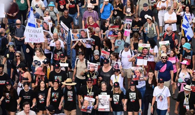 Tel Aviv'den Kudüs'e rehine yürüyüşü