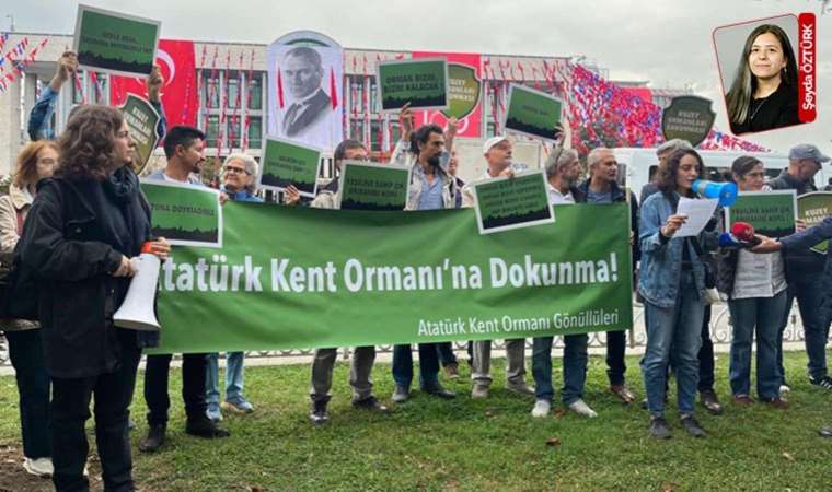 Atatürk Kent Ormanı’nın yapılaşmaması için bir araya geldiler: Alan İBB’ye devredilsin!