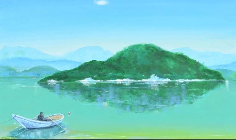 A. Celal Binzet'in 'Maviye Düşen Gölge' sergisi Ankara CKM'de