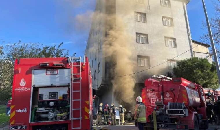 İstanbul Bağcılar’da korkutan yangın