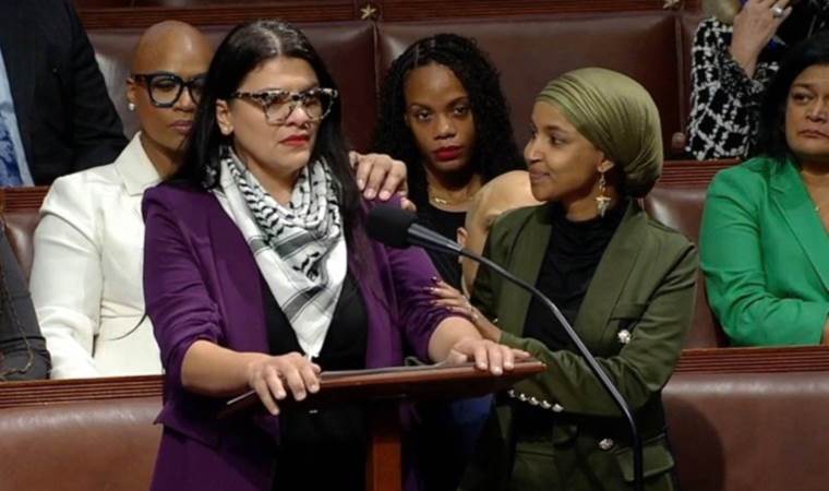 İsrail destekçileri, X platformunda ABD'li Temsilci Tlaib'i 