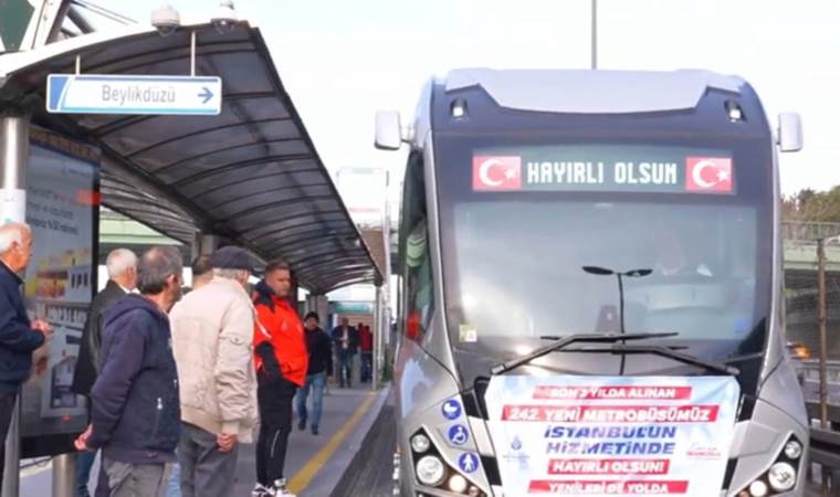 Ekrem İmamoğlu duyurdu: 12 metrobüs daha İstanbulluların hizmetine girdi