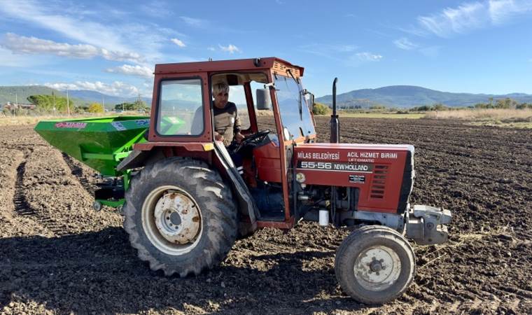 Ata tohumları Milas’ta toprakla buluştu