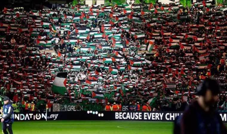 Filistin'e destek veren Celtic'e ceza