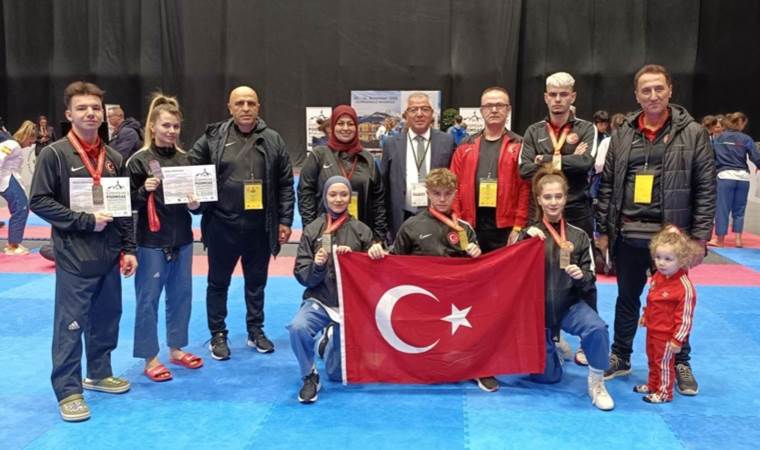 Milli tekvandoculardan Avrupa Şampiyonası'nda 5 madalya