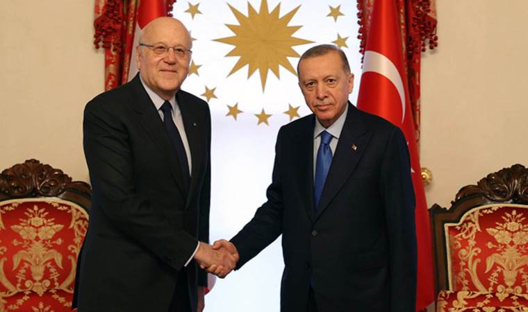 Cumhurbaşkanı Erdoğan, Lübnan Başbakanı Mikati'yi kabul etti