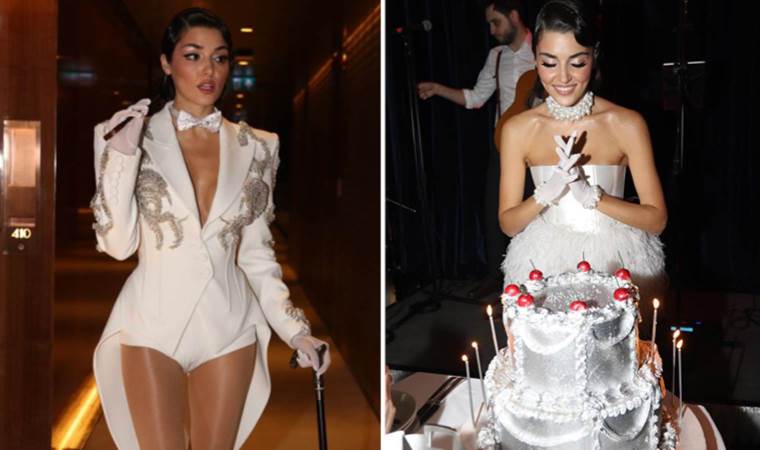 Hande Erçel 30. yaşını kostüm partisiyle kutladı, 'Hakan Sabancı' ayrıntısı dikkat çekti