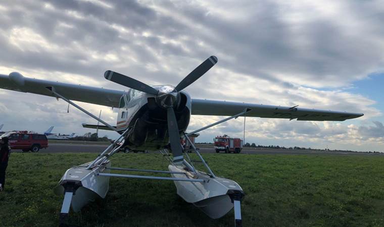 Atatürk Havalimanı'nda özel uçak pistten çıktı!