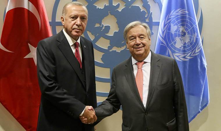 Son dakika... Erdoğan, BM Genel Sekreteri Guterres ile görüştü