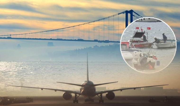 Dev dalgalar oluştu, hava ve deniz trafiği aksadı