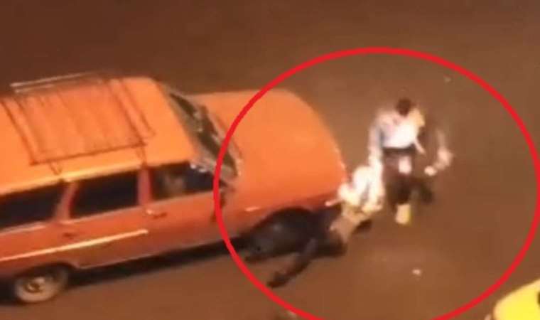 Sivas'ta kan donduran olay... Sokakta saçından tuttuğu kadını sürükleyip, darbetti