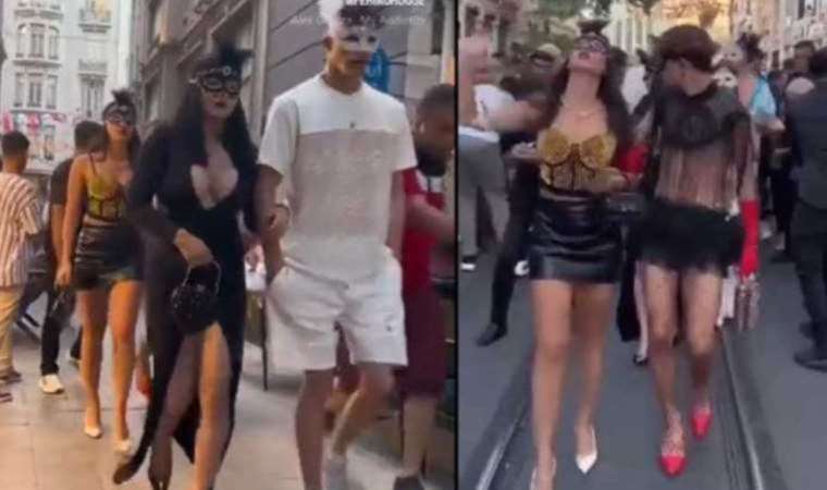 İstiklal Caddesi'nde havaya 'dolar' fırlatan 'OnlyFans' içerik üreticisi için karar verildi