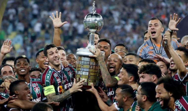Felipe Melo'lu Fluminense, Libertadores Kupası'nı müzesine götürdü!
