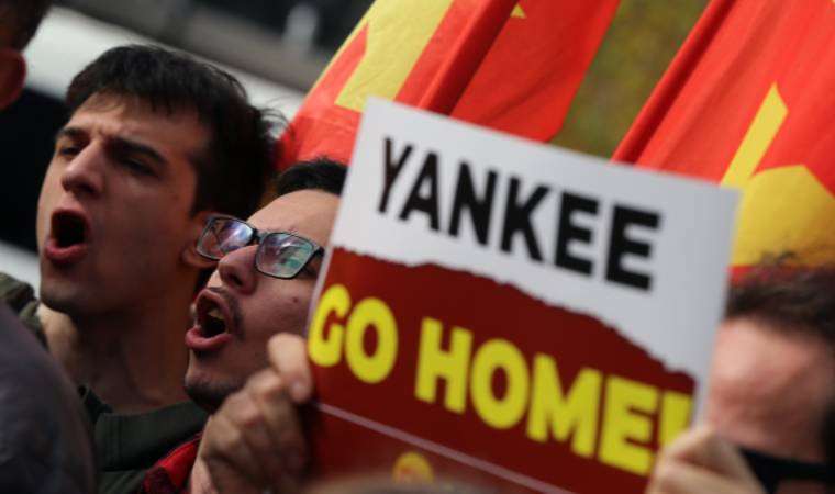 HKP'den ABD Büyükelçiliği önünde Blinken protestosu: Yankee go home!