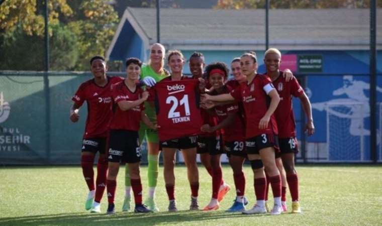 Beşiktaş Kadın Futbol Takımı'ndan farklı galibiyet