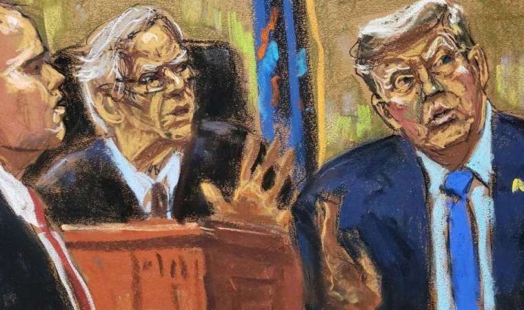 Trump, dolandırıcılık davasında tanık kürsüsündeyken hakimle tartıştı