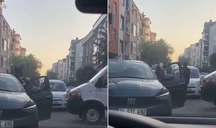 Taciz şüphelisi sürücüye trafikte meydan dayağı
