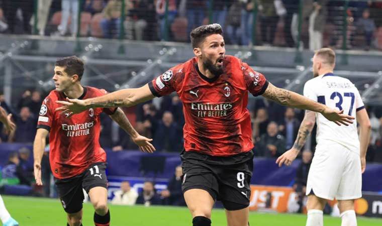 Nefes kesen maçta Giroud rekor kırdı, Milan, PSG'yi devirdi!