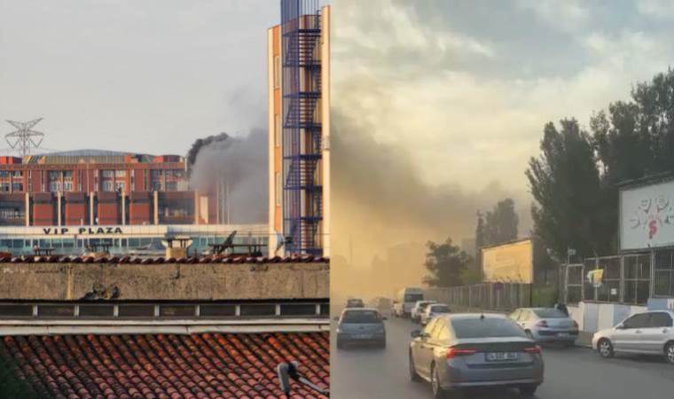 Son dakika... Başakşehir'de sanayi sitesinde yangın!