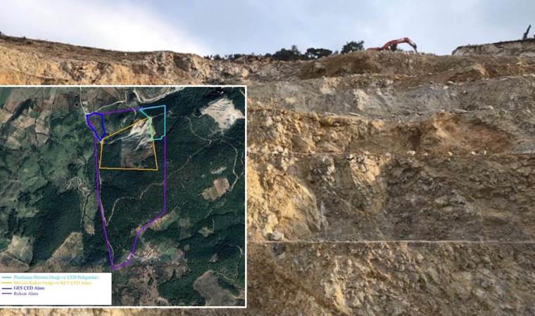 Bergama'nın ormanları ve zeytinliklerine mermer ocağı tehdidi!