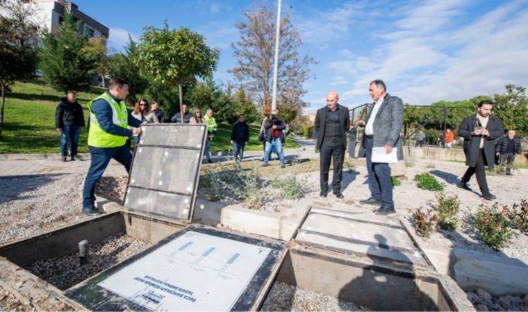 Buca’da da yağmur suyu hasadı başladı