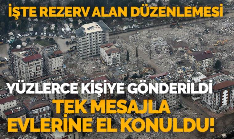 Samandağ'da rezerv alan tepkisi: Yüzlerce yurttaş tek mesajla evlerinden oldu!