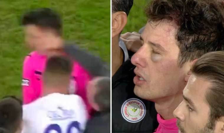 Ankaragücü Başkanı Faruk Koca'dan hakem Halil Umut Meler'e yumruklu saldırı