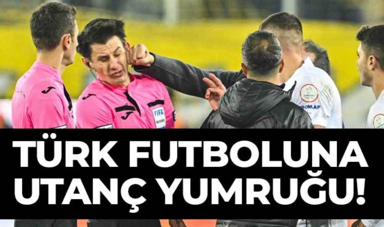 Ankaragücü Başkanı Faruk Koca'dan hakem Halil Umut Meler'e yumruklu saldırı